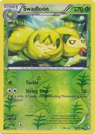 Legendary Treasures Swadloon #11/113 reverse holo